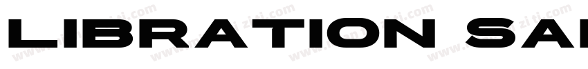 libration sans字体转换